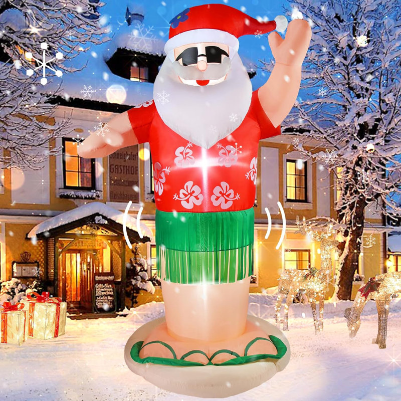 Santa Claus store Christmas lawn inflatable